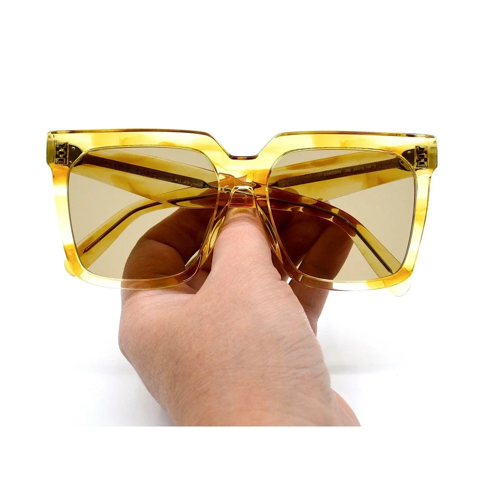 NEW CELINE PARIS CL4055FN 55E STRIPED HONEY HAVANA BROWN AUTHENTIC SUNGL… - Picture 13 of 14